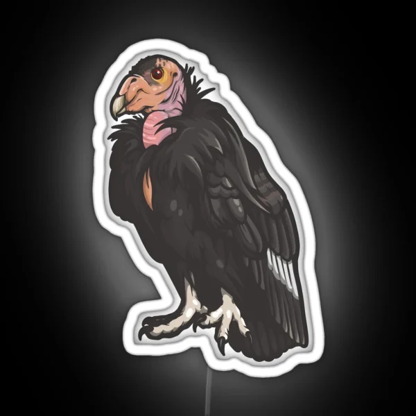 California Condor RGB Neon Sign