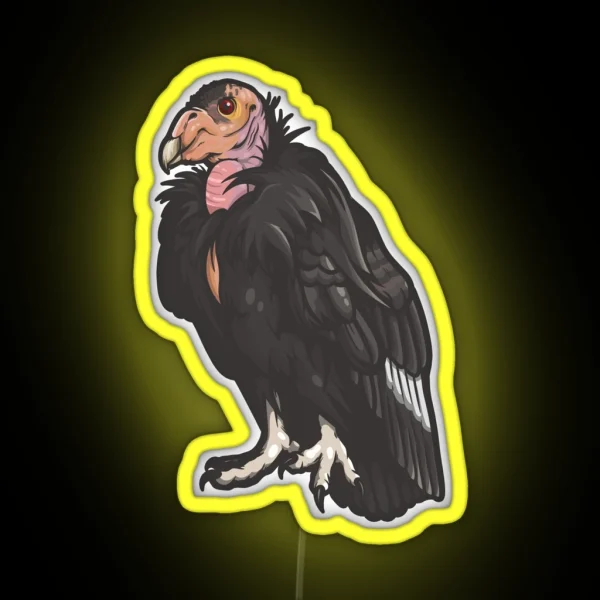 California Condor RGB Neon Sign