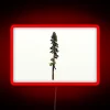 California Red Fir Rectangle RGB Neon Sign - Image 2