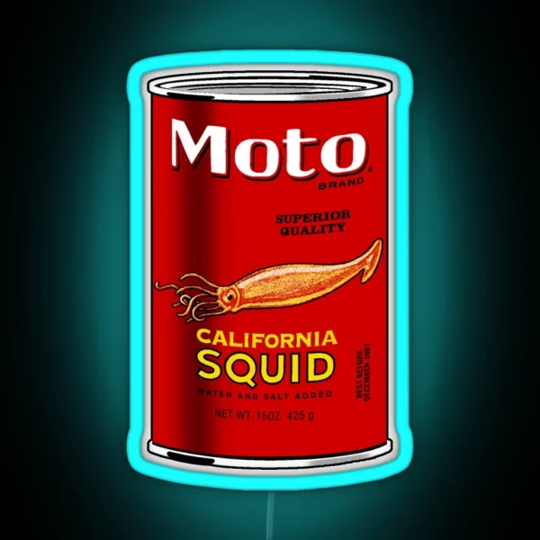California Squid RGB Neon Sign