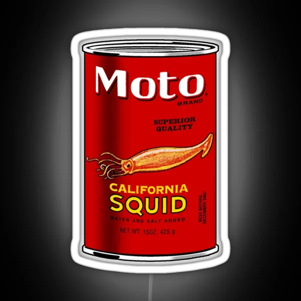 California Squid RGB Neon Sign