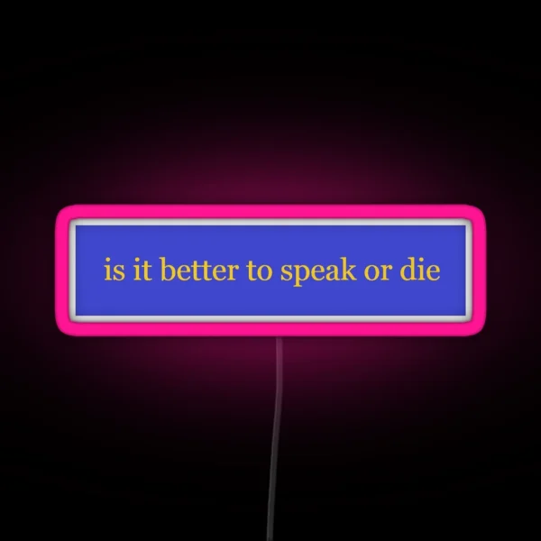 Call Me RGB Neon Sign