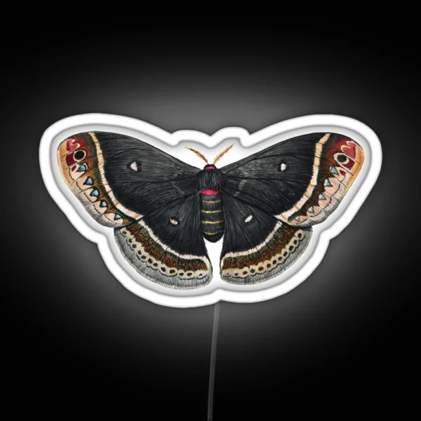 Calleta Silkmoth Eupackardia Calleta RGB Neon Sign