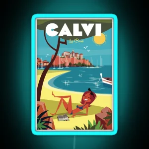 Calvi Poster RGB Neon Sign