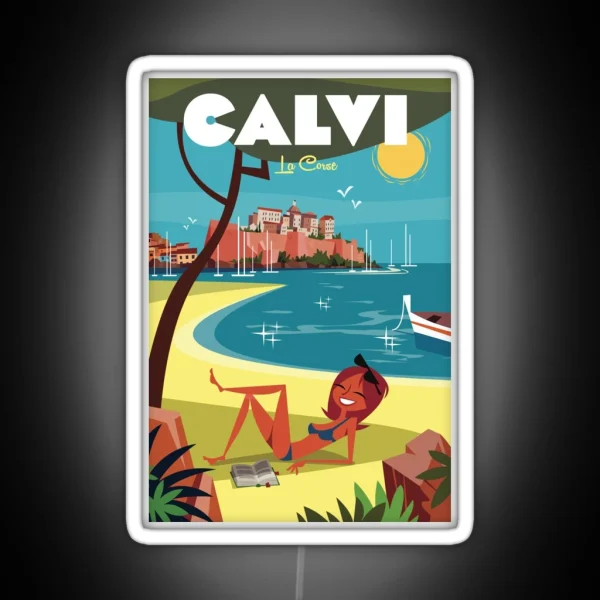 Calvi Poster RGB Neon Sign