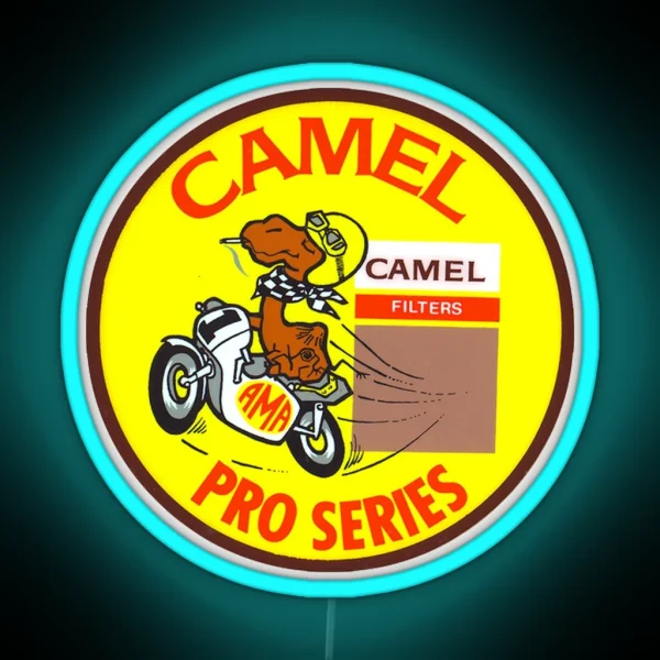 Camel Racing RGB Neon Sign