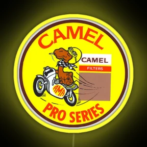 Camel Racing RGB Neon Sign