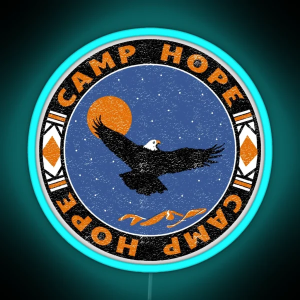 Camp Hope 1989 RGB Neon Sign