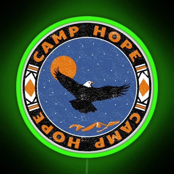 Camp Hope 1989 RGB Neon Sign