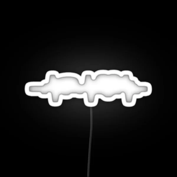 Camping Heartbeat Nature Outdoor Activity Campfire RGB Neon Sign