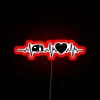 Camping Heartbeat Nature Outdoor Activity Campfire Camper RGB Neon Sign