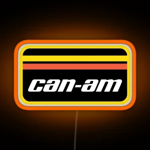 Can Am Retro Logo RGB Neon Sign