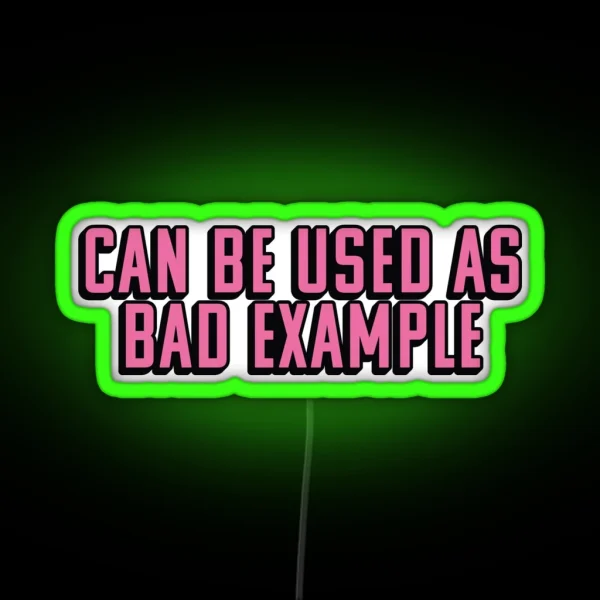 CAN BE USED AS BAD EXAMPLE RGB Neon Sign