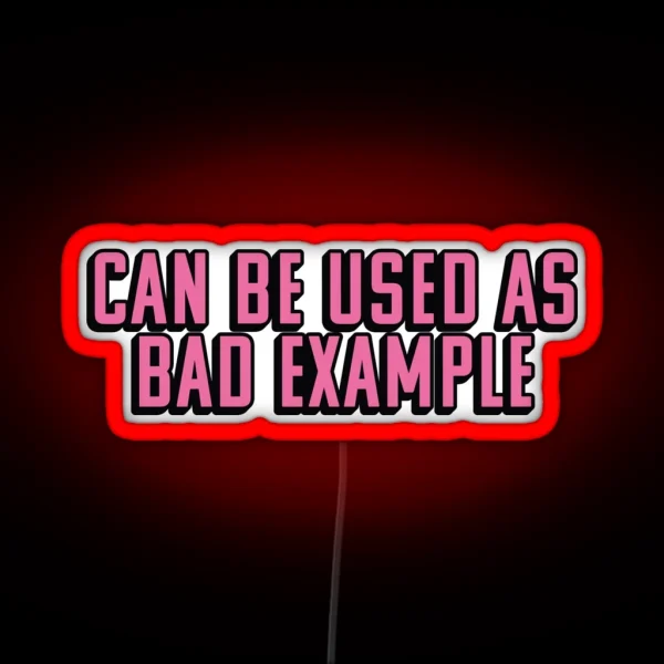 CAN BE USED AS BAD EXAMPLE RGB Neon Sign