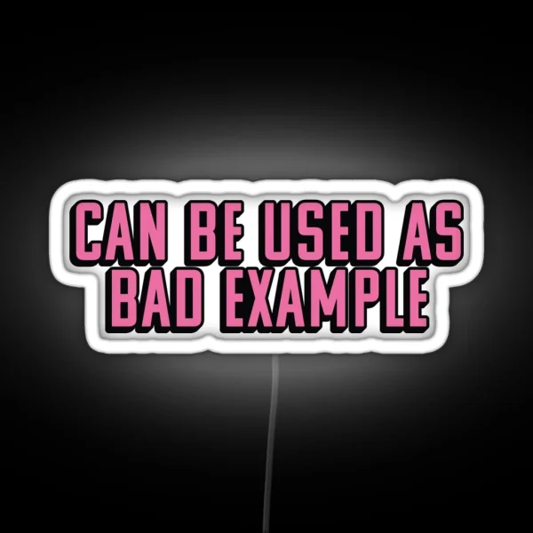 CAN BE USED AS BAD EXAMPLE RGB Neon Sign