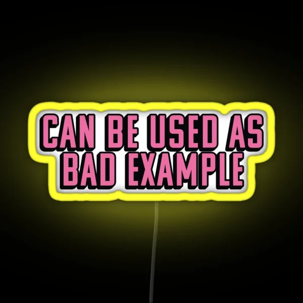 CAN BE USED AS BAD EXAMPLE RGB Neon Sign