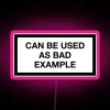 CAN BE USED AS BAD EXAMPLE RGB Neon Sign