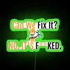 Can We Fix It Funny Repair Man Engineer Toolbox RGB Neon Sign - Image 3