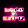 Can We Fix It Funny Repair Man Engineer Toolbox RGB Neon Sign - Image 6