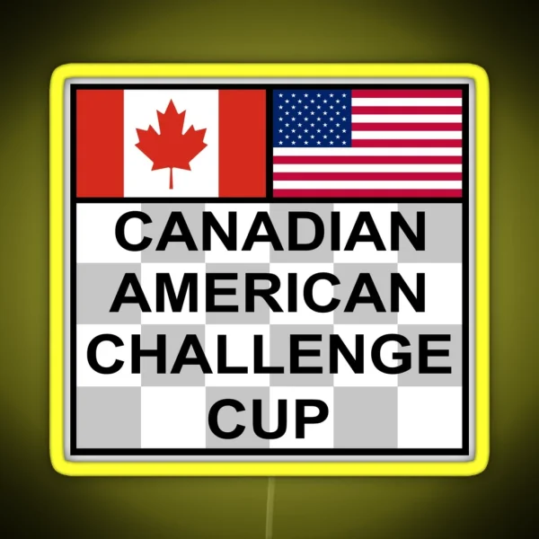Canadian American Challenge Cup RGB Neon Sign