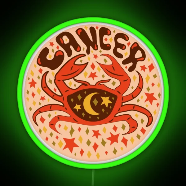 Cancer RGB Neon Sign