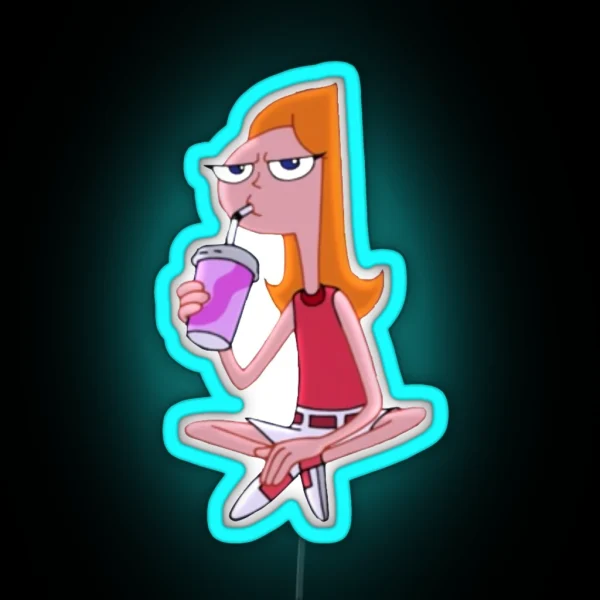 Candace S Abduction Smoothie RGB Neon Sign