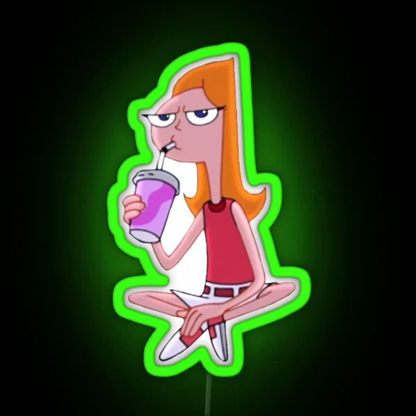 Candace S Abduction Smoothie RGB Neon Sign
