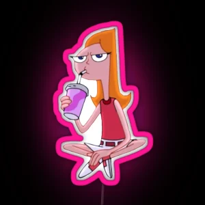 Candace S Abduction Smoothie RGB Neon Sign