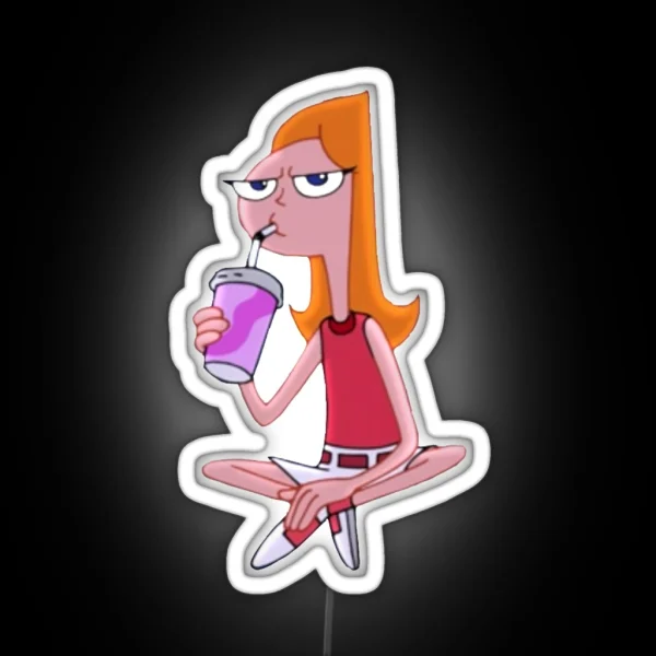 Candace S Abduction Smoothie RGB Neon Sign
