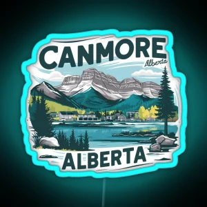 Canmore Alberta Canada RGB Neon Sign