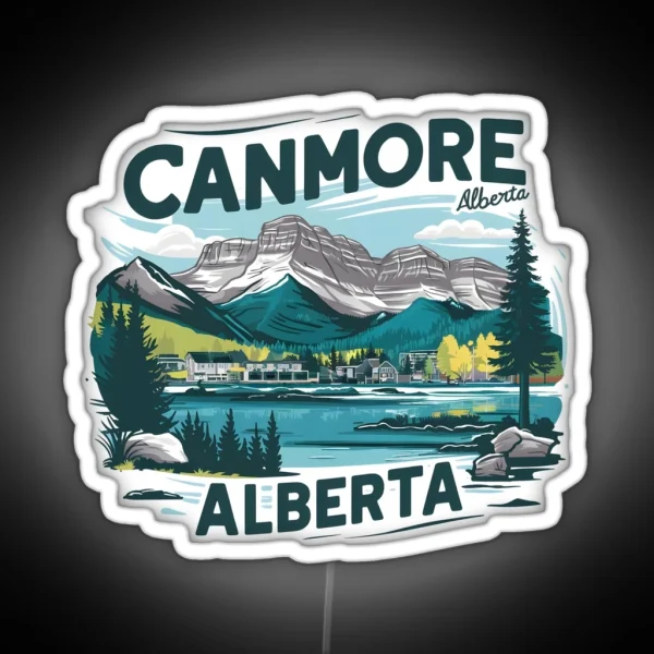 Canmore Alberta Canada RGB Neon Sign