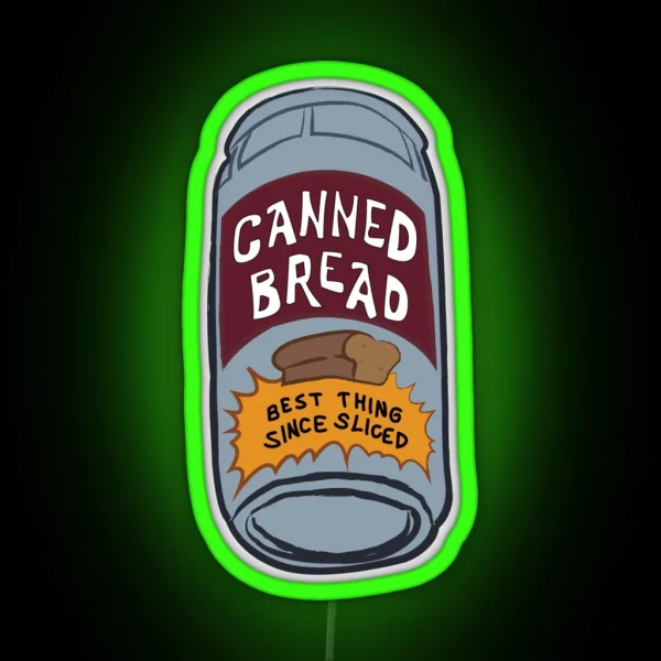Canned Bread RGB Neon Sign