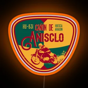 Canon De Anisclo Motorcycle Led Led RGB Neon Sign