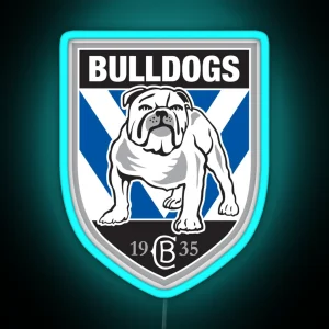 Canterbury Bankstown Bulldogs RGB Neon Sign