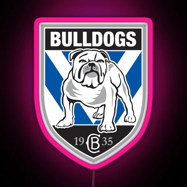 Canterbury Bankstown Bulldogs RGB Neon Sign