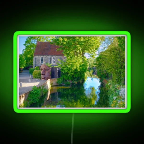 Canterbury Bulkhead Statue RGB Neon Sign