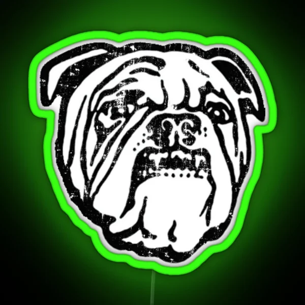 Canterbury Bulldogs WORN LOOK RGB Neon Sign