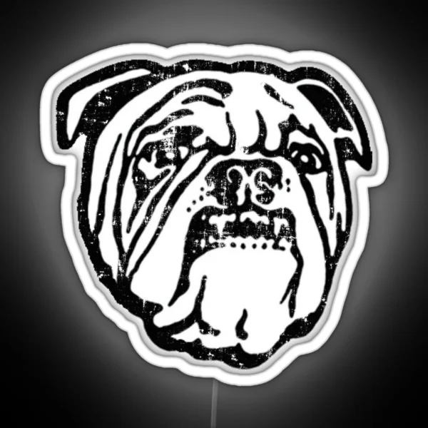 Canterbury Bulldogs WORN LOOK RGB Neon Sign