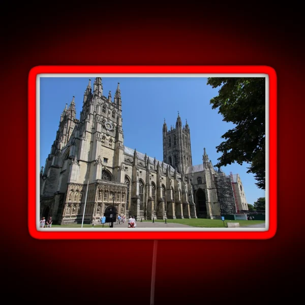 Canterbury Cathedral Kent RGB Neon Sign