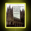 Canterbury Cathedral With Canterbury Tales Quote RGB Neon Sign - Image 5
