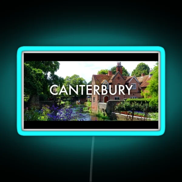 Canterbury Cinematic Style Photo RGB Neon Sign