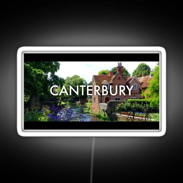 Canterbury Cinematic Style Photo RGB Neon Sign