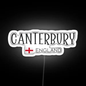 Canterbury England RGB Neon Sign