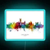 Canterbury England Skyline RGB Neon Sign - Image 3