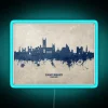 Canterbury England Skyline RGB Neon Sign - Image 3