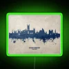 Canterbury England Skyline RGB Neon Sign - Image 4