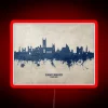 Canterbury England Skyline RGB Neon Sign - Image 2