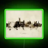 Canterbury England Skyline RGB Neon Sign - Image 4