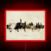 Canterbury England Skyline RGB Neon Sign - Image 2