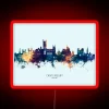 Canterbury England Skyline RGB Neon Sign - Image 2
